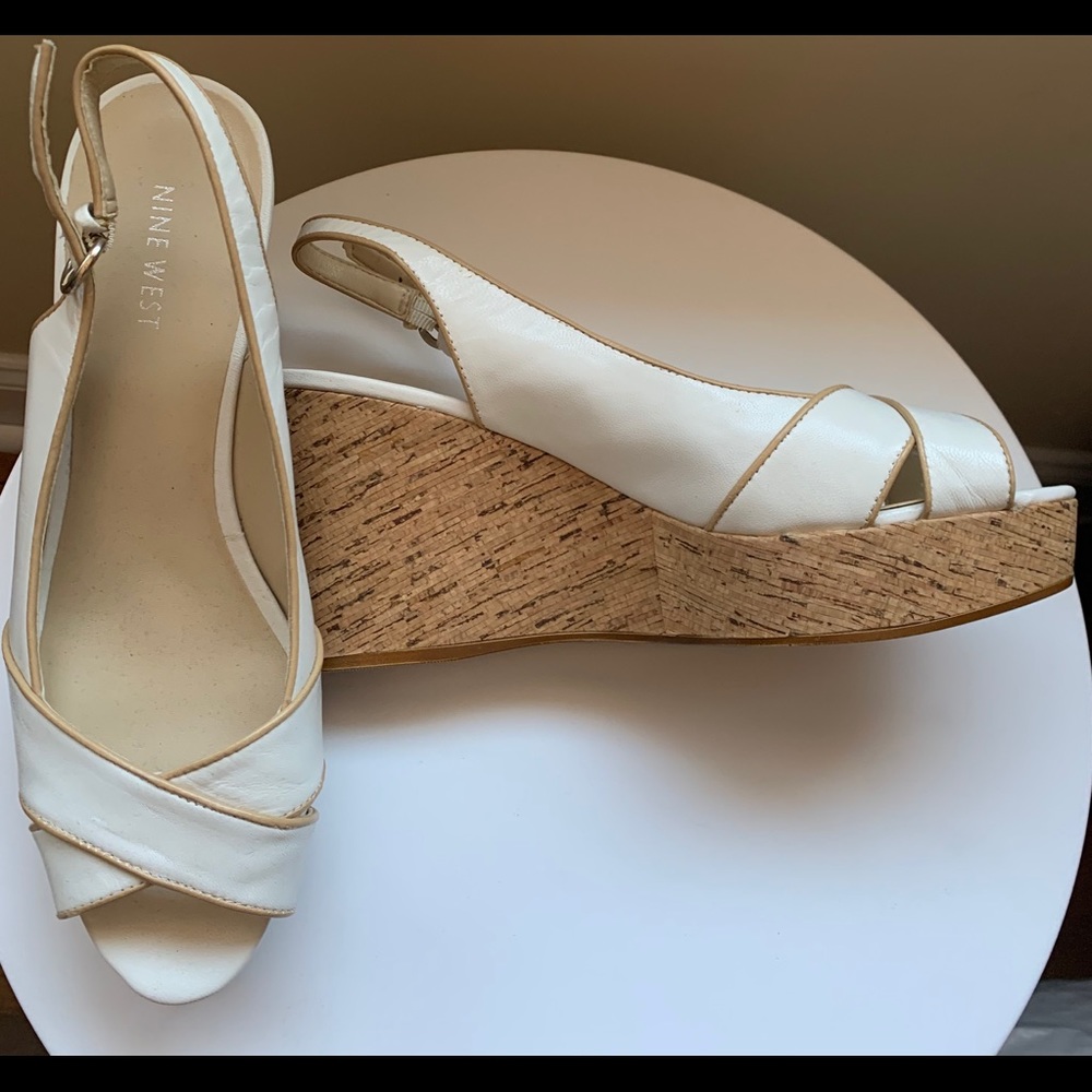 Nine West Slingback Wedges